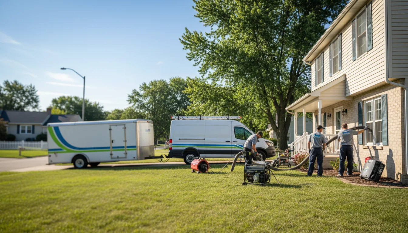 Flooded Basement Restoration And Cleanup With Repair in Adair, IL near me